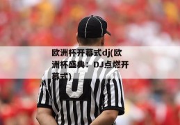 欧洲杯开幕式dj(欧洲杯盛典：DJ点燃开幕式)