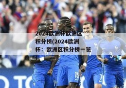 2024欧洲杯欧洲区积分榜(2024欧洲杯：欧洲区积分榜一览)