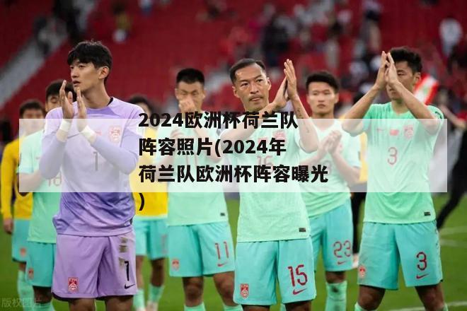 2024欧洲杯荷兰队阵容照片(2024年荷兰队欧洲杯阵容曝光)