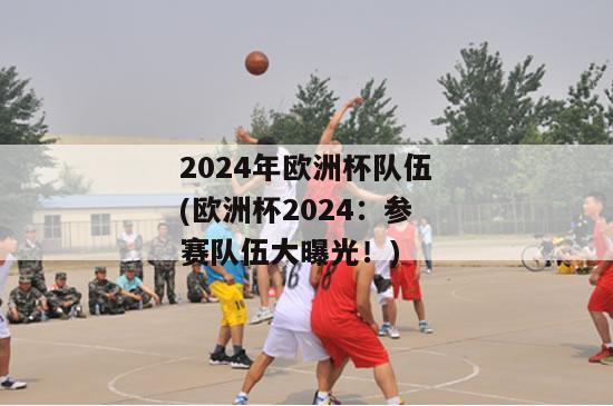 2024年欧洲杯队伍(欧洲杯2024：参赛队伍大曝光！)